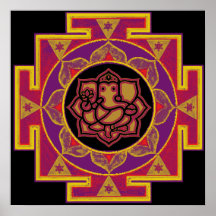 Sri Ganesh Yantra Pôsteres