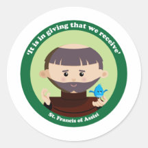 St Francis de Assisi Adesivo