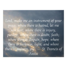 St Francis de Assisi sobre a FÉ Convites Personalizados