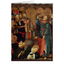 St John o bebendo do evangelista Cartao