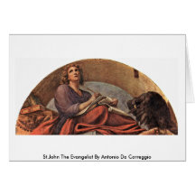 St John o evangelista por Antonio a Dinamarca Corr Cartao