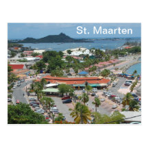 St. Maarten - baía de Marigot Cartao Postal