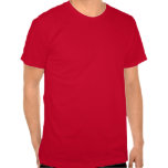 Staching com o papai noel da neve t-shirt