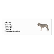 Staffordshire bull terrier cartão de visita