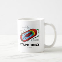 Staph somente (humor da medicina da saúde das bact caneca