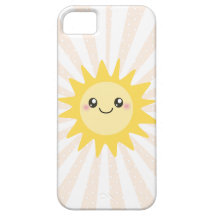 Starburst feliz bonito de Sun iPhone 5 Capa