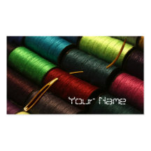 Stitchery criativo cartoes de visitas