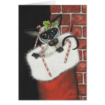 Stuffer Siamese da meia Cartão