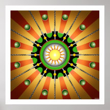 Sun acorrentado poster
