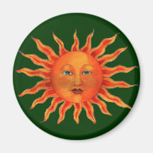 Sun astrológico imãs