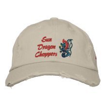 Sun DragonChoppers Boné Bordado