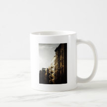 Sun em construções, mais baixa zona leste, NYC Caneca