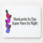Super-herói do manicuro mousepads