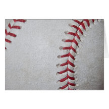 Superfície do basebol do Fim-acima Cartões
