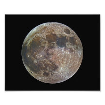 Supermoon na cor completa foto artes