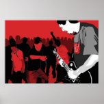Suporte seu poster do material