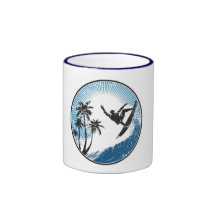 Surf-medallion Tazas De Café