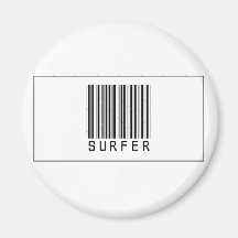 Surfista do código de barras ima