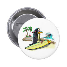 surfista do pinguim botons