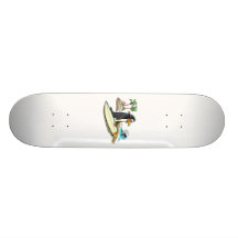surfista do pinguim skate personalizado