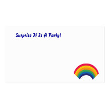 Surpresa é um partido! - Personalize Cartoes De Visitas