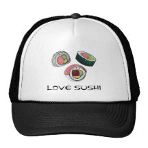 Sushi do amor bonés