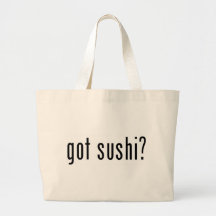 sushi obtido? bolsa de lona