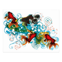 SWIMMY CARTOES POSTAIS