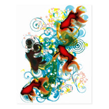 SWIMMY CARTOES POSTAIS