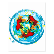 SWIMMY CARTOES POSTAIS