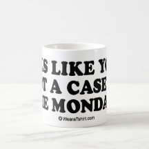 T da mensagem - "caso das segundas-feiras " caneca