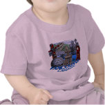 T do bebê do marco dos t-shirt do bebê da lembranç