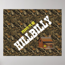 T orgulhoso ser Hillbilly Posters