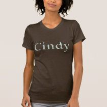 T retro do impressão do KRW Cindy camisetas