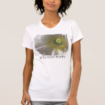 T-shirt amarelo dourado da papoila de Islândia