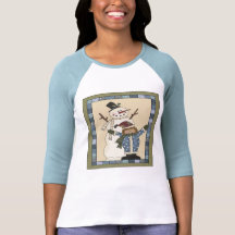 T-shirt bonitos do boneco de neve