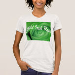T-shirt cor-de-rosa do irlandês selvagem