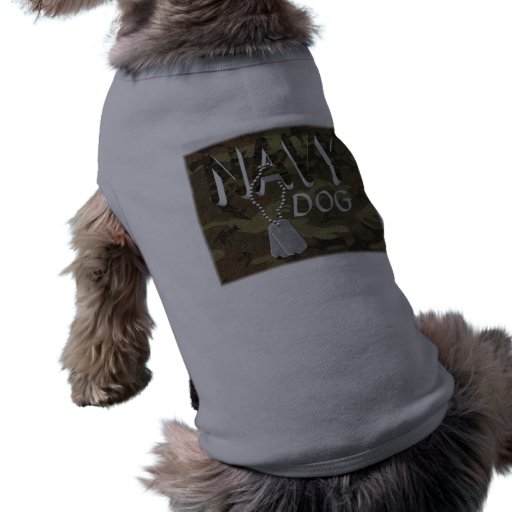 T-shirt do animal de estimação do marinho roupa para cães