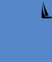 T-shirt do azul dos homens do veleiro