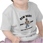 T-shirt do bebê do novo papai