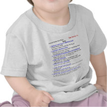 T-shirt do bebê MSDS