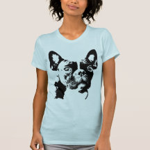 T-shirt do buldogue francês