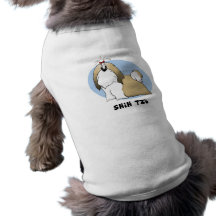 T-shirt do cão de Shih Tzu Roupa Para Cães