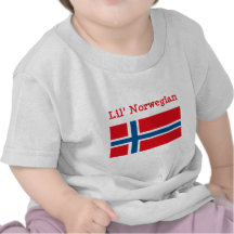 T-shirt do norueguês de Lil