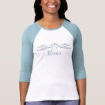 T-shirt do rolo da tiara de Roma por 369MyName