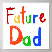 T-shirt e presentes futuros do pai do texto do miú impressão