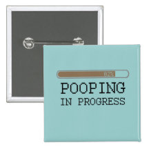 T-shirt em andamento do bebê de Pooping Botons