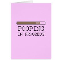 T-shirt em andamento do bebê de Pooping Cartões