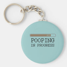 T-shirt em andamento do bebê de Pooping Chaveiro