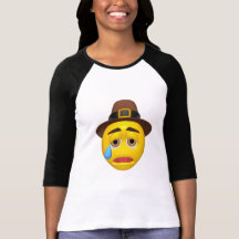 T-shirt - peregrino triste da acção de graças